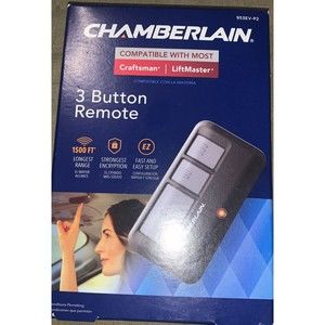 Garage Door Opener Remote for Chamberlain LiftMaster 953EV-P2 3 Button Remote EZ